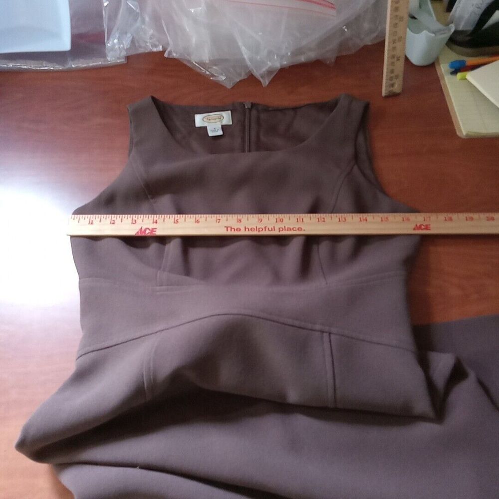 Talbots Dress Women's Size 4 Brown No Material Tag * - Picture 5 of 10